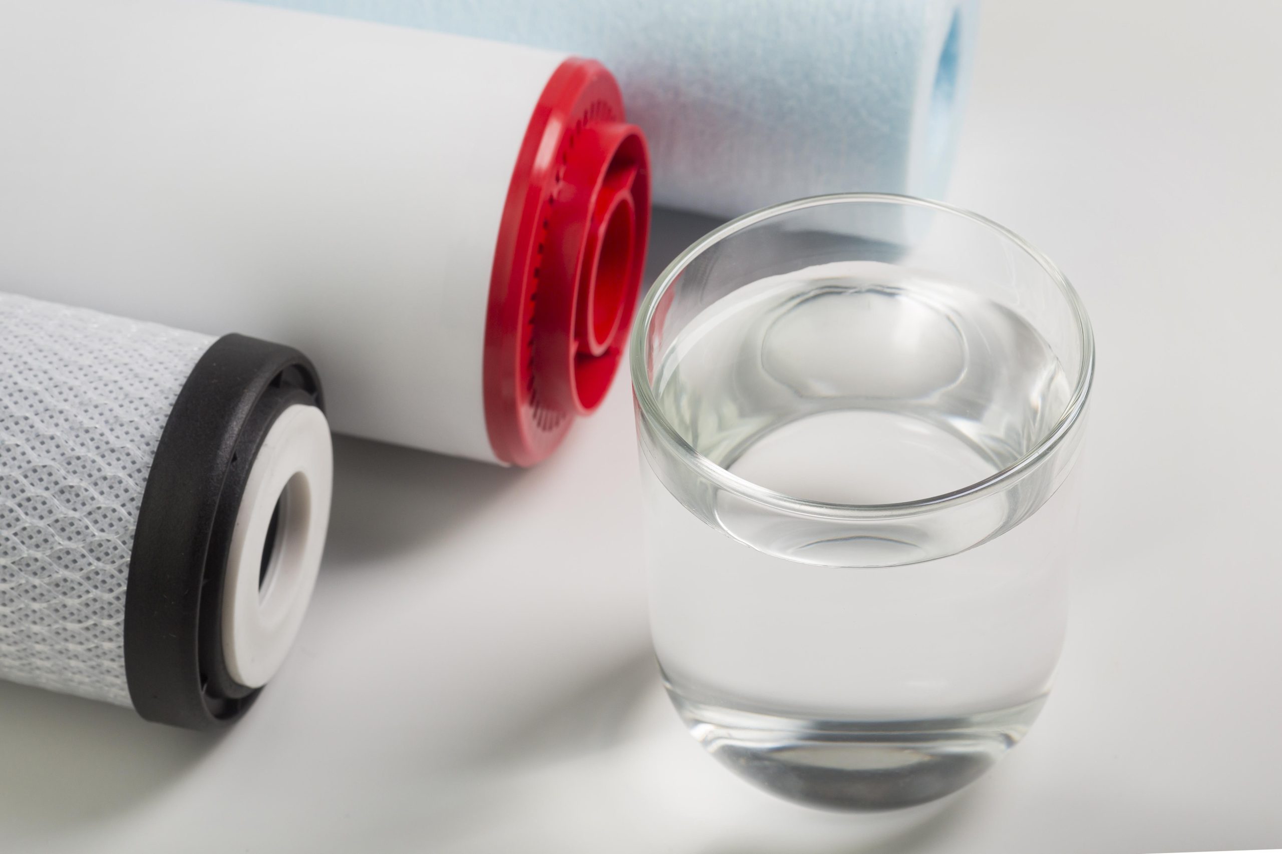 water-filters-glass-water-white-background